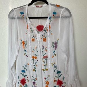 Johnny Was embroidered top